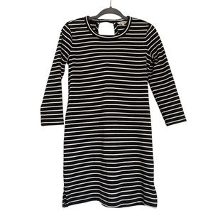 Madewell black and white 3/4 sleeve dress // Size: S